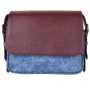 Жіноча сумка почтальонка Laskara синя (LK10189-cherry-denim): Тип ручки Зі знімним ременем, Плечовий ремінь, Без ручки