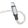 Кабель Hoco Cable USB-C to USB-C U112 3A 60 W 1m Gray: Тип USB-C - USB-C