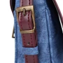Жіноча сумка почтальонка Laskara синя (LK10189-cherry-denim): Матеріал Штучна шкіра