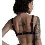 Лиф из натуральной кожи Feral Feelings - Bikini Top Black