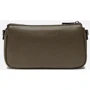 Женская сумка кросс боди GUESS ALEXIE DOUBLE POUCH CROSSBODY оливковая (HWVG8416700-OLV): Застежка Молния