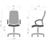 Офісне крісло АКЛАС Сейя ANF (PU Black) (00169262)