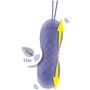 FeelzToys Remote Controlled Motion Love Balls Jivy - виброяйцо с дистанционным управлением, 8,3х3,3 см