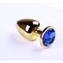 Анальная пробка, Gold Sapphire, M