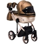 Коляска 2 в 1 Adamex Chantal Star Polar (Pink Gold) шкіра 100% Star 123 (624719): Ширина шасі 60