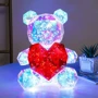 Светодиодный ночник мишка с красным сердцем в подарочной коробке 30 см UFT LP1 Bear: Тип питания От USB