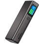 Внешний аккумулятор Canyon Power Bank 20000mAh OnPower 230 TFT PD 130W Dark Grey (CNS-CPB230DG): Встроенный кабель нет