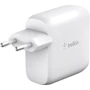 Зарядное устройство Belkin USB-C Wall Charger GAN 50+18W White (WCH003VFWH): Количество USB-портов 2