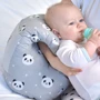 Подушка Papaella Mini Панда для кормления, серая, 30х28х30 см (8-31999) фото 7