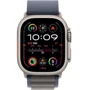 Apple Watch Ultra 2 GPS + Cellular 49mm Titanium Case with Blue Alpine Loop - Large (MREQ3)  фото 9
