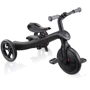 Велосипед Globber Explorer Trike 4в1 Deluxe Play BlackGrey (633-120): Діаметр коліс, дюймів 9.8
