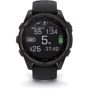 Смарт-часы Garmin Fenix 8 Solar 47mm Sapphire Carbon Grey DLC Titanium with Black/Pebble Grey Silicone Band (010-02906-11): Стандарт защиты 10 ATM