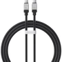 Кабель Baseus USB-C to USB-C CoolPlay Series 100W 1m Black (CAKW000201)