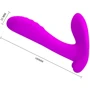 Вибробабочка с стимулятором клитора PRETTY LOVE - Remote Control Massager, BI-014850W