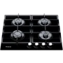 Варильна поверхня BORGIO 6270-17 (Black Glass): Кількість конфорок 4