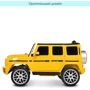 Детский электромобиль Bambi Racer Джип Mercedes M желтый (M 4214EBLR-6): Материал колес EVA