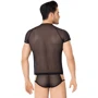 Эротический мужской комплект SoftLine - Shirt and Shorts 4607, XL (black)