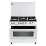 Газова плита Fresh N90 G5 / 01 (60x90) (білий / нержавіюча сталь): Тип варильної поверхні газова