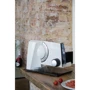 Ломтерезка Graef S11001 White: Материал направляющей пластины металл