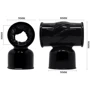 Насадка на вибромассажер LYBAILE Power Head Male Masturbator Wand Massager Head Transparent