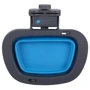 Миска Dexas складана Collapsible Kennel Bowl з кріпленням на клітину велика 600 мл Блакитний (PW2754322194): Матеріал Пластик