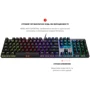 Комплект дротовий Motospeed CK888 Outemu Blue (mtck888mb): Підключення проводное