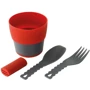 Набір туристичного посуду Robens Leaf Meal Kit Fire Red (690276) фото 4