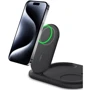 Зарядное устройство Belkin Wireless Charger Magnetic 15W Black (WIZ029VFBK) for iPhone 16 I 15 I 14 I 13 I 12 series, Apple Watch and Apple AirPods: Количество USB-портов 1