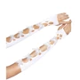 Митенки Leg Avenue Butterfly applique arm warmers White