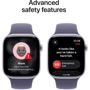 Apple Watch Series 11 GPS 42mm Silver Aluminium Case with Purple Fog Sport Band - M/L (MEU74)