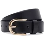 Женский ремень Borsa Leather черный (110v1genw85-black)