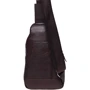 Чоловіча сумка-слінг Borsa Leather коричнева (K1330-brown): Стать Чоловік