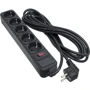 Сетевой фильтр Patron 5.0 m 3 x 1 mm2 (SP-1055) 5 розеток BLACK (EXT-PN-SP-1055)