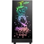 Корпус GameMax G515 RockStar 2 Black: Материал передней панели Закаленное стекло