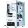 Корпус Zalman I3 Neo (I3NEOWHITE): Материал передней панели пластик и металл