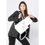 Женский рюкзак Sambag Loft MEN белый (22120008): Фактура Матовая, Гладкая