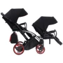 Универсальная коляска для двойни 2 в 1 Junama Diamond S-line Duo Slim 01: Ширина шасси 65 см