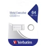 USB-флешка Verbatim 64GB Metal Executive USB 2.0 Silver (98750): Максимальная скорость чтения, МБ/с 80