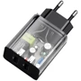 Зарядний пристрій Baseus USB Wall Charger Speed Mini 2xUSB 2.1A 10.5W Black (CCFS-R01): Кількість USB-портів 2