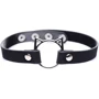 Чокер Master Series Kinky Kitty Ring Slim Choker Black