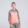 Спортивна толстовка Peak FW67686-ORA 50 помаранчева з капюшоном на блискавці