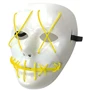 Неоновая Маска для вечеринок с подсветкой UFT LED Mask 1 Yellow фото 3
