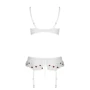 Эротический комплект Passion LOVELIA SET white XXL/XXXL