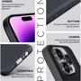 Чохол для телефона ArmorStandart Matte Slim Fit Camera cover Black для Motorola Edge 50 Pro (ARM77291): Матеріал TPU (термополиуретан)