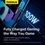 Кабель Baseus USB-C to USB-C Unbreakable Series 100W 1m Black (P10355800111-00) фото 7