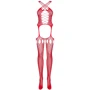 Бодистокинг Obsessive Bodystocking G313 red S/M/L