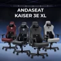 Кресло игровое Anda Seat Kaiser 3E Black PVC Size XL (AD23YC-XL-08-B-PV/C-B01)