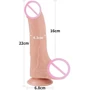 Фаллоимитатор LoveToy Sliding-Skin Dual Layer Dong 8.5" Flesh