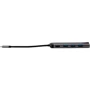 Адаптер Verbatim USB-C to 3xUSB3.0+HDMI+SD/MicroSD+RJ45 (49142): Інтерфейс підключення USB-C