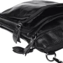 Чоловіча сумка планшет Keizer чорна (K1701-black): Застібка Блискавка